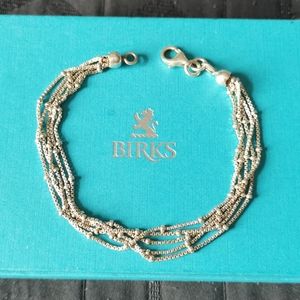 Birks silver bracelet, gentle and stunning